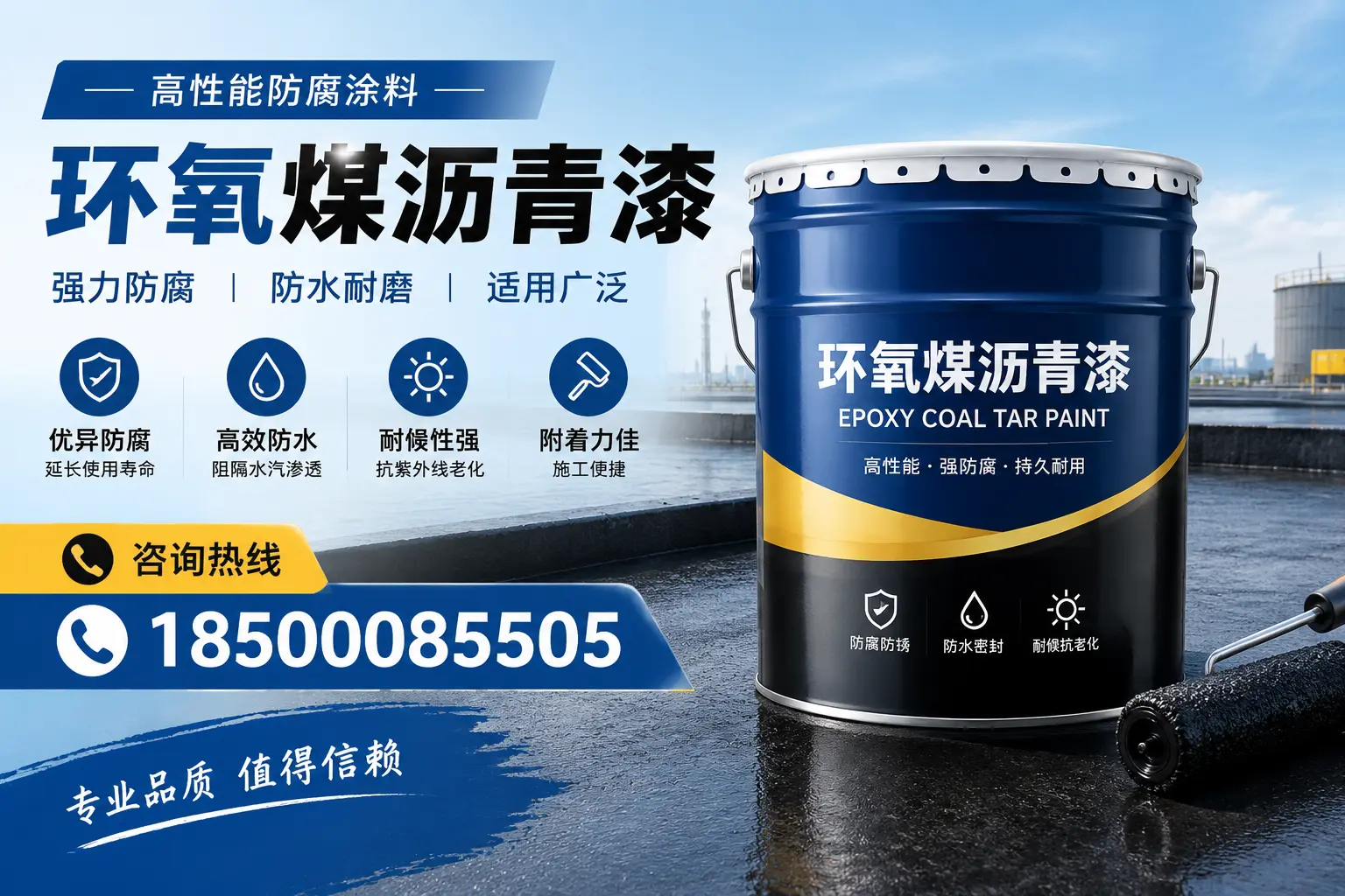 环氧煤沥青漆的主要成分与功能，牡丹江用户深度了解